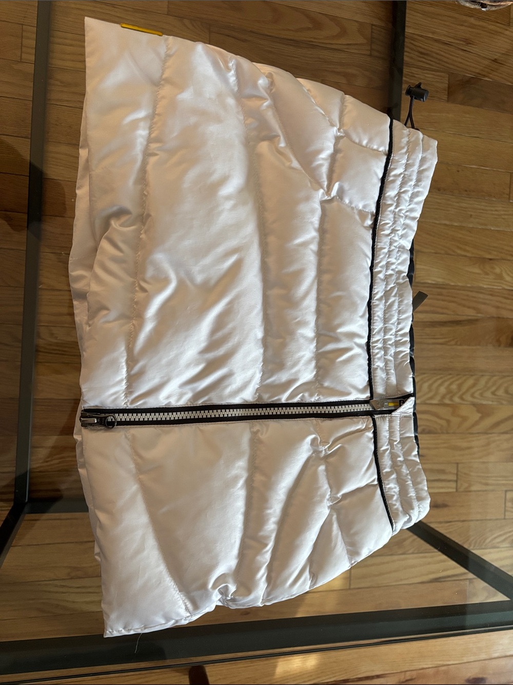Lolë White Quilted Ski Skirt | Insulated Winter Snow Skirt sz XS